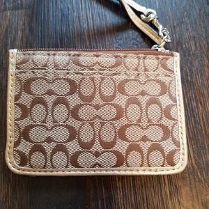 Small coach card/ID holder wallet